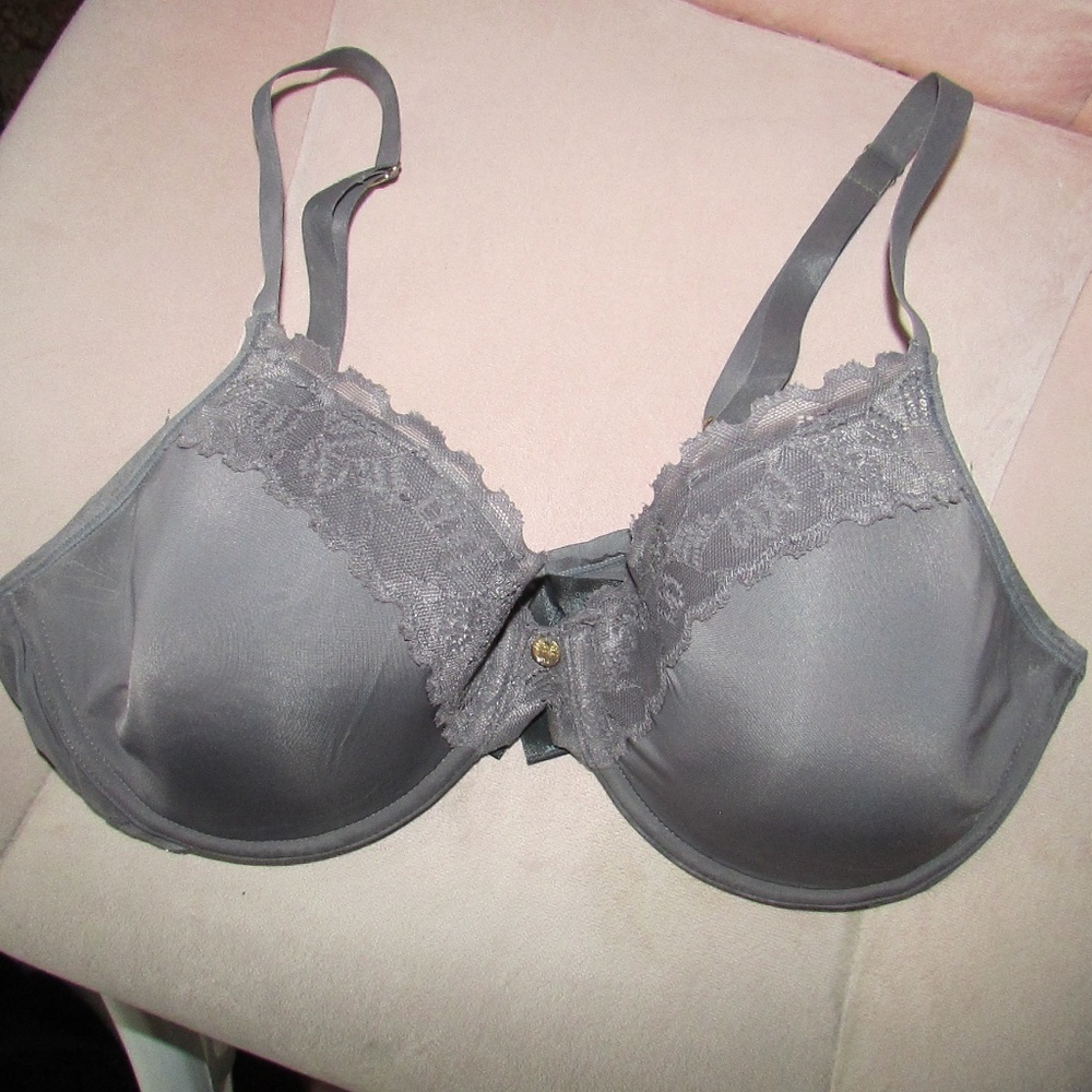 Natori Gray Lace Bra